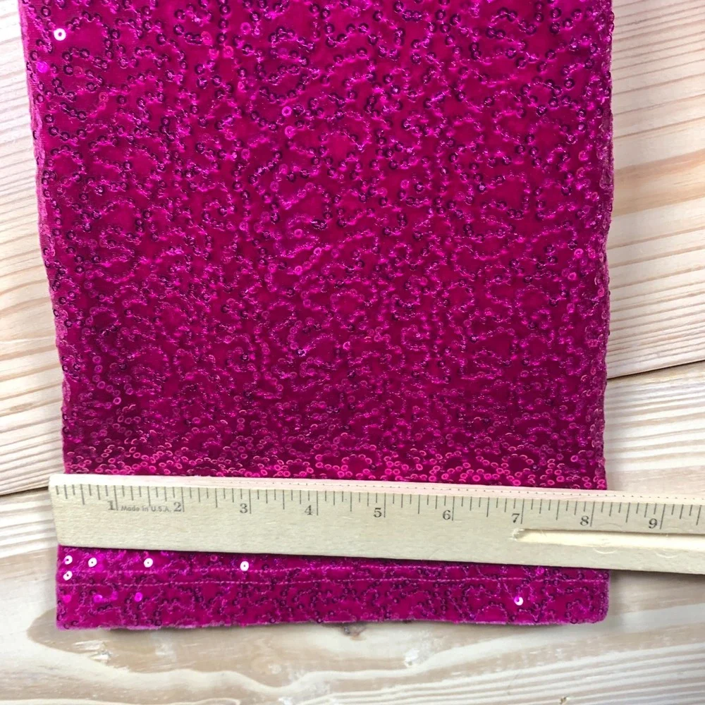 Weissman Sequin Velvet Jumpsuit‎ Dance Girls CM Pink Set of 2
